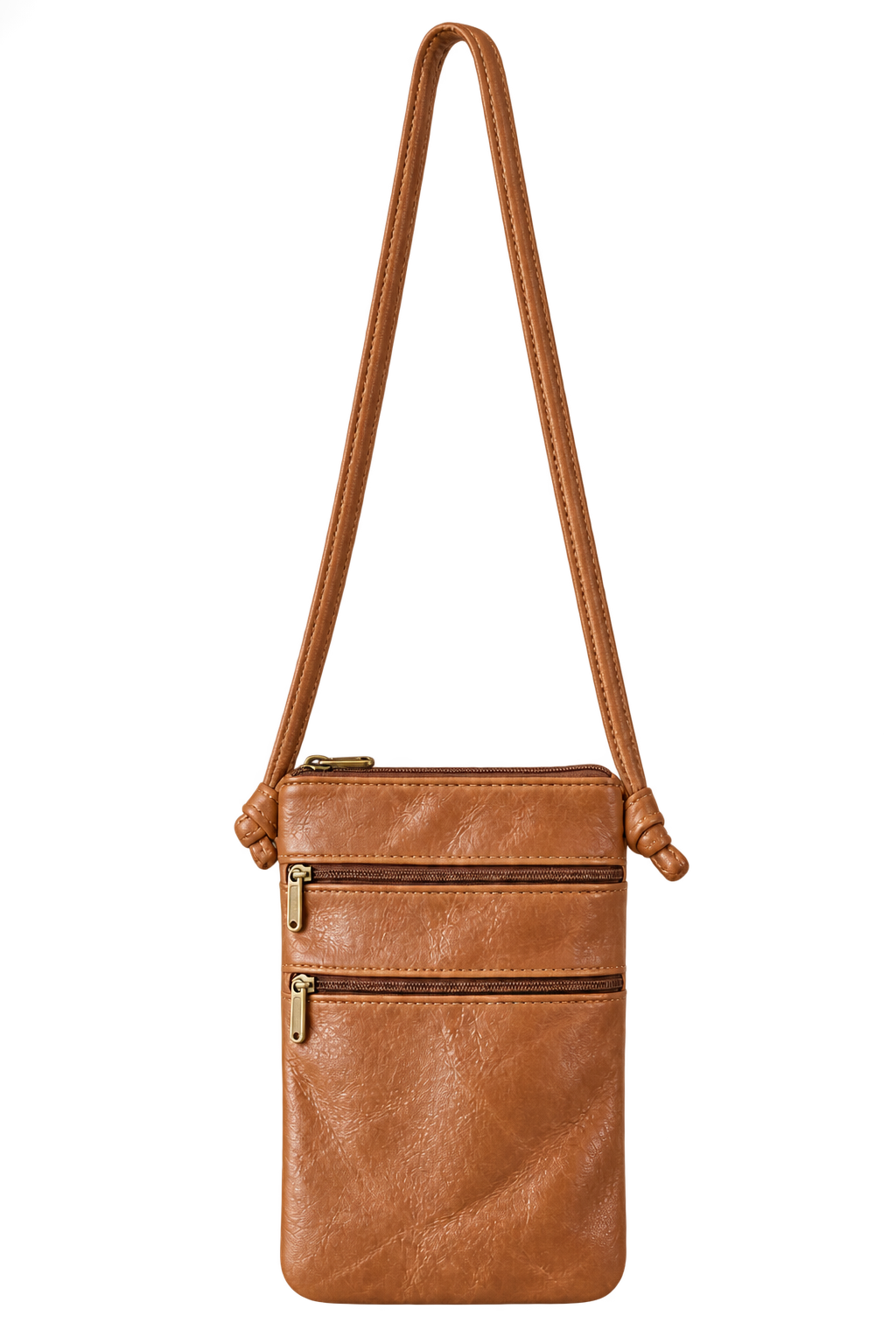 Double Zip Crossbody Bag