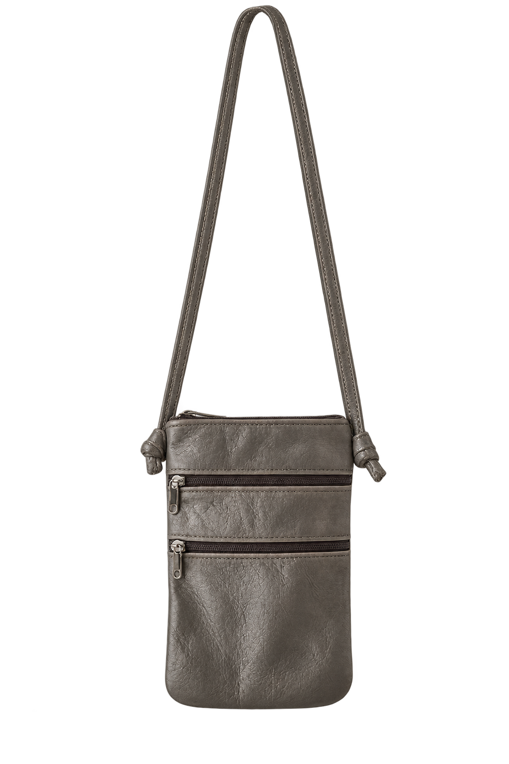 Double Zip Crossbody Bag